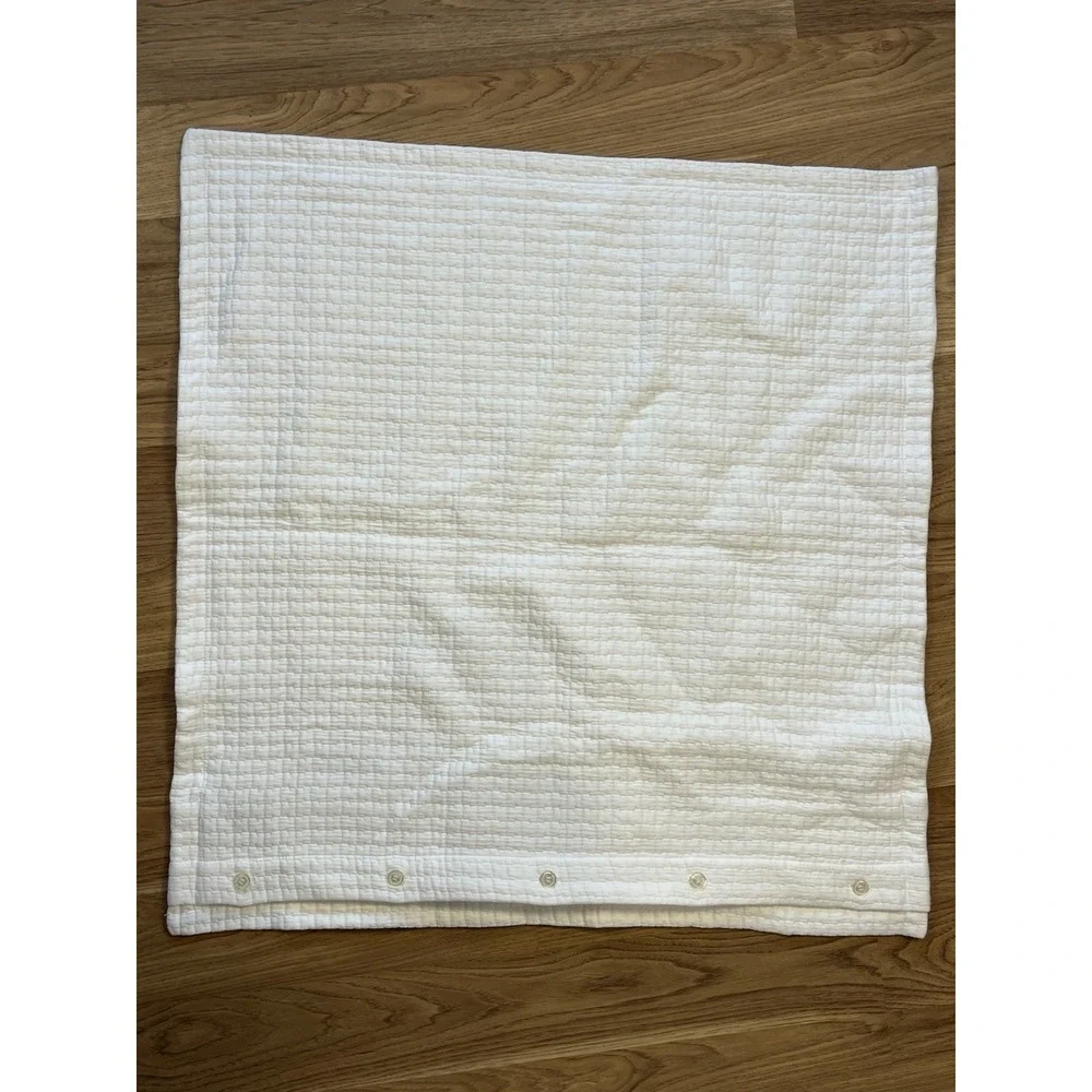 Ralph Lauren Euro SHAM Portugal Elyssa Square White 1x 100% Cotton
